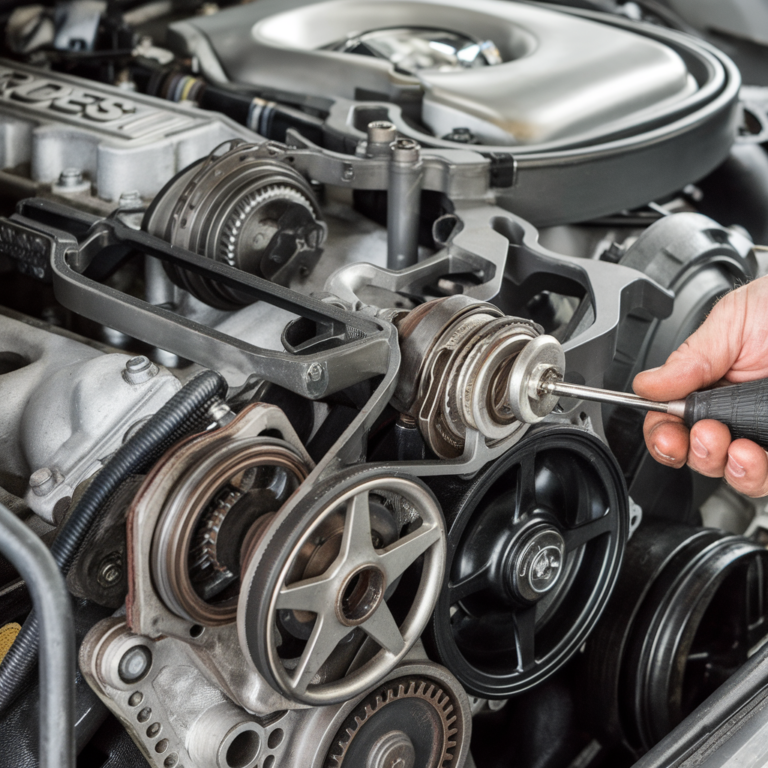 Mercedes drive belt replacement