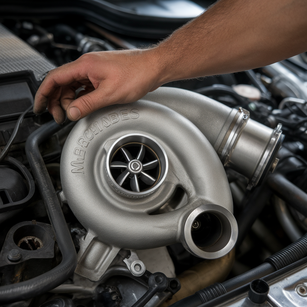 Mercedes turbocharger