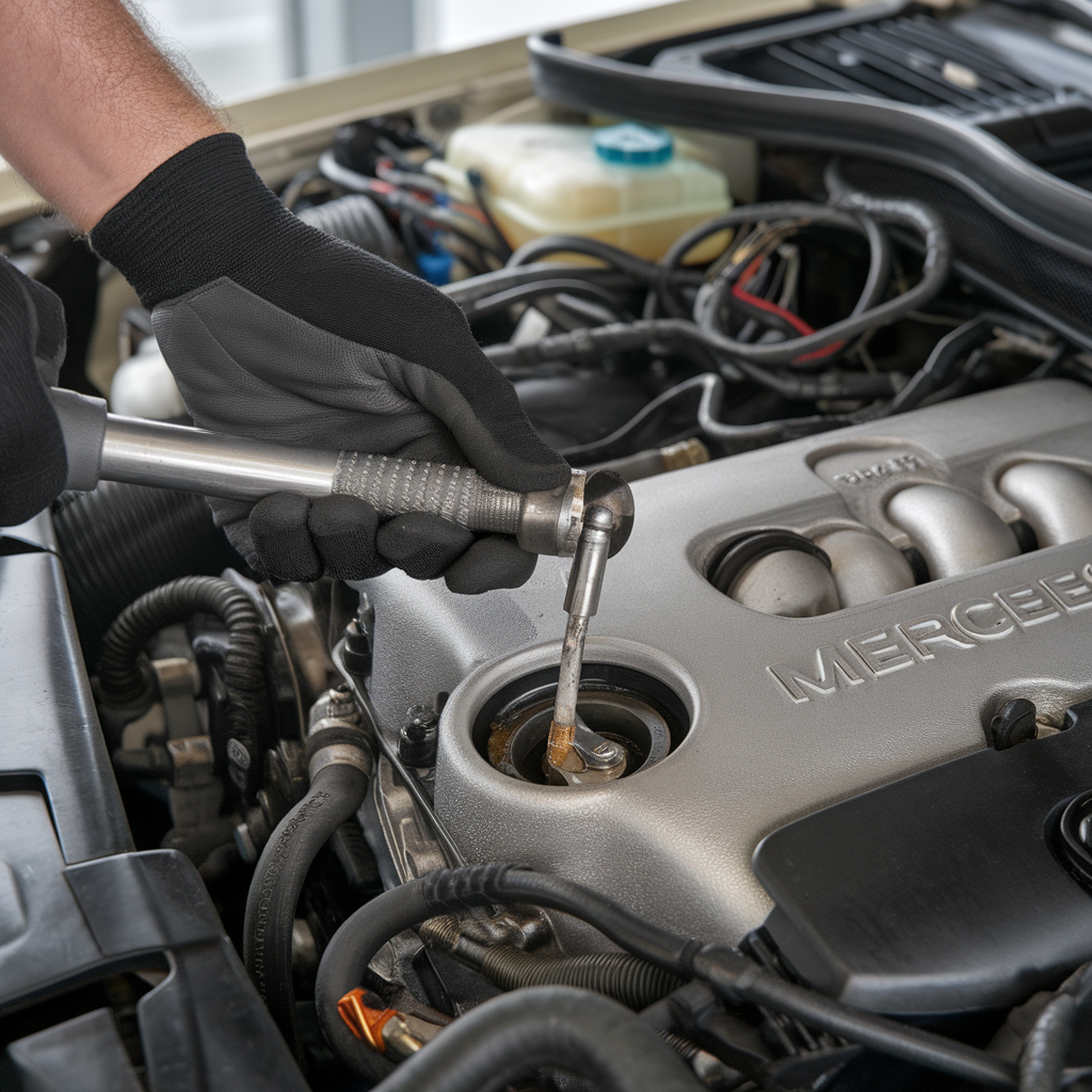 Mercedes spark plug interval