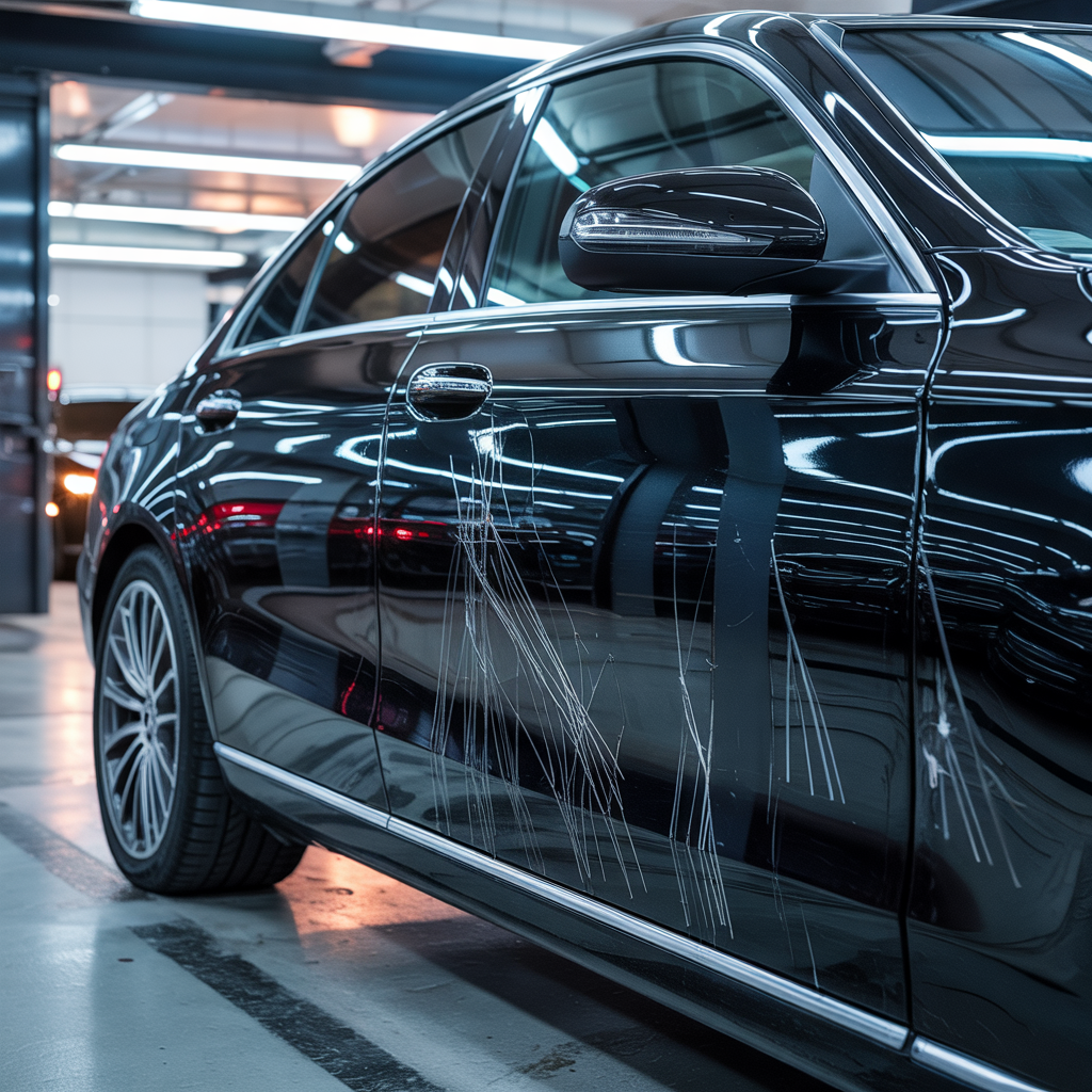 Mercedes scratch repair