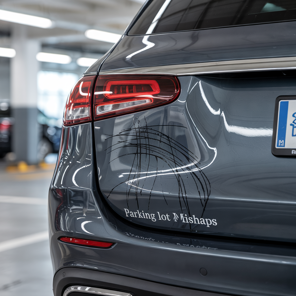 Bumper scratch repair Mercedes