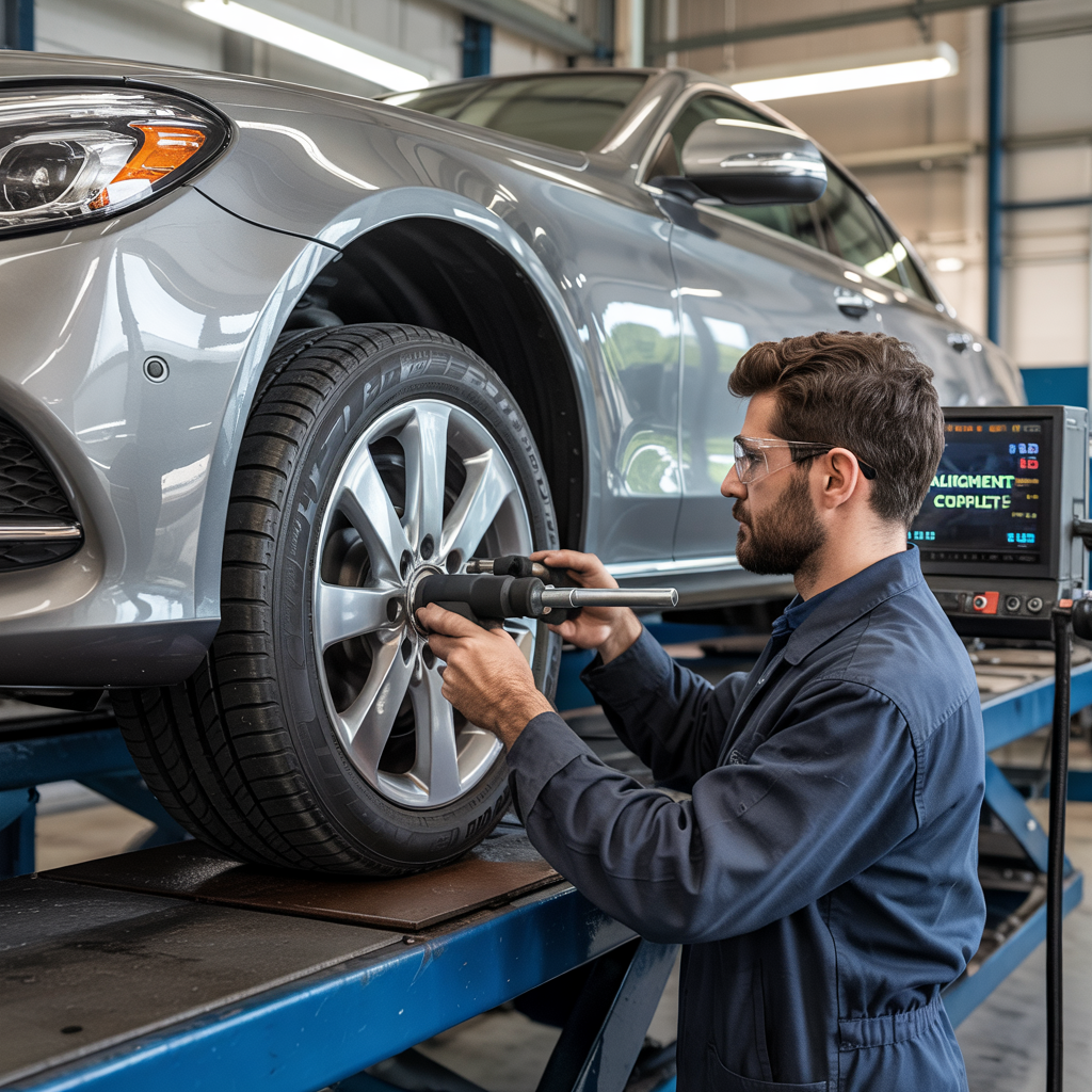 Wheel alignment Mercedes
