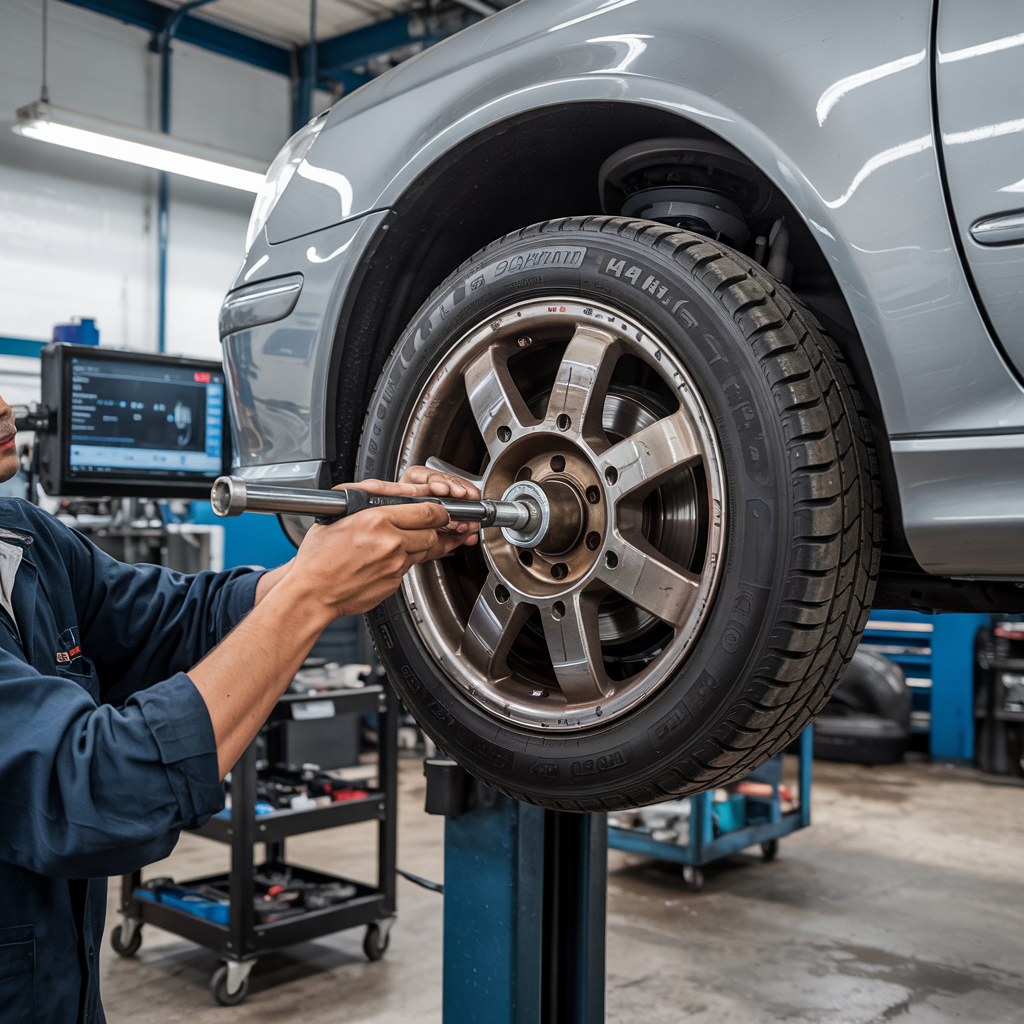 Mercedes wheel alignment Dubai