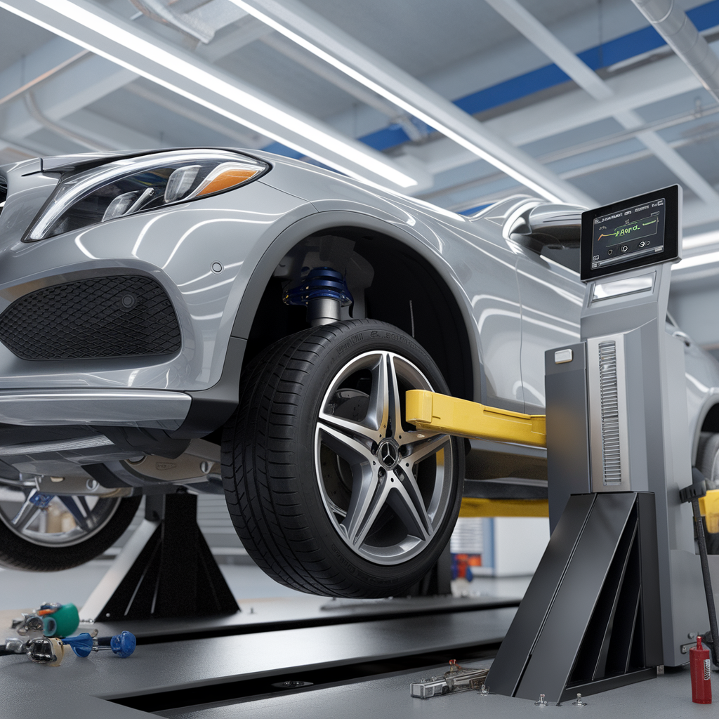 Mercedes alignment check