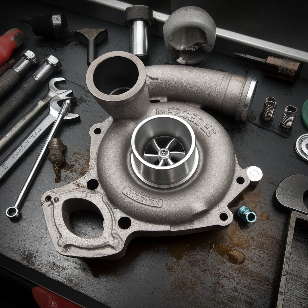 Mercedes turbo engine