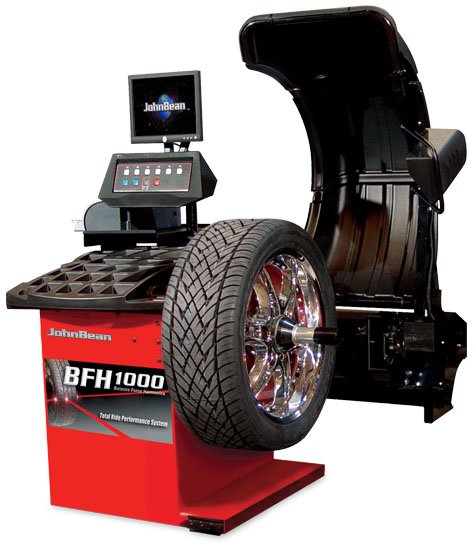 Mercedes wheel balancing check in the workshop