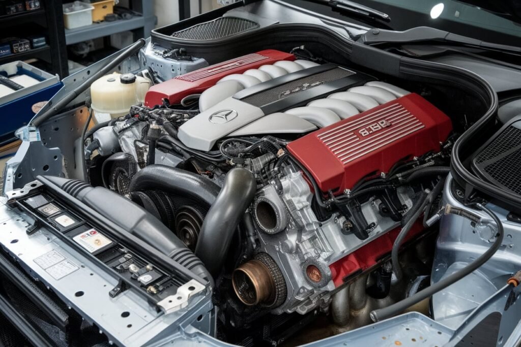 E350 balance shaft gear issue repair Dubai