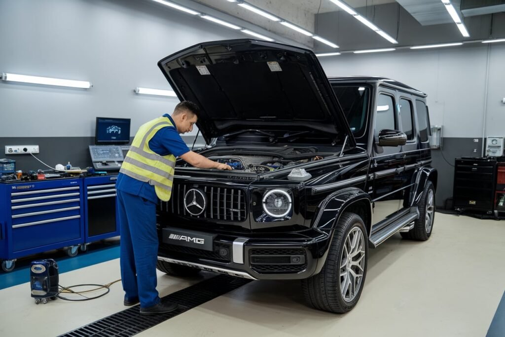 Mercedes G63 electrical repair Dubai