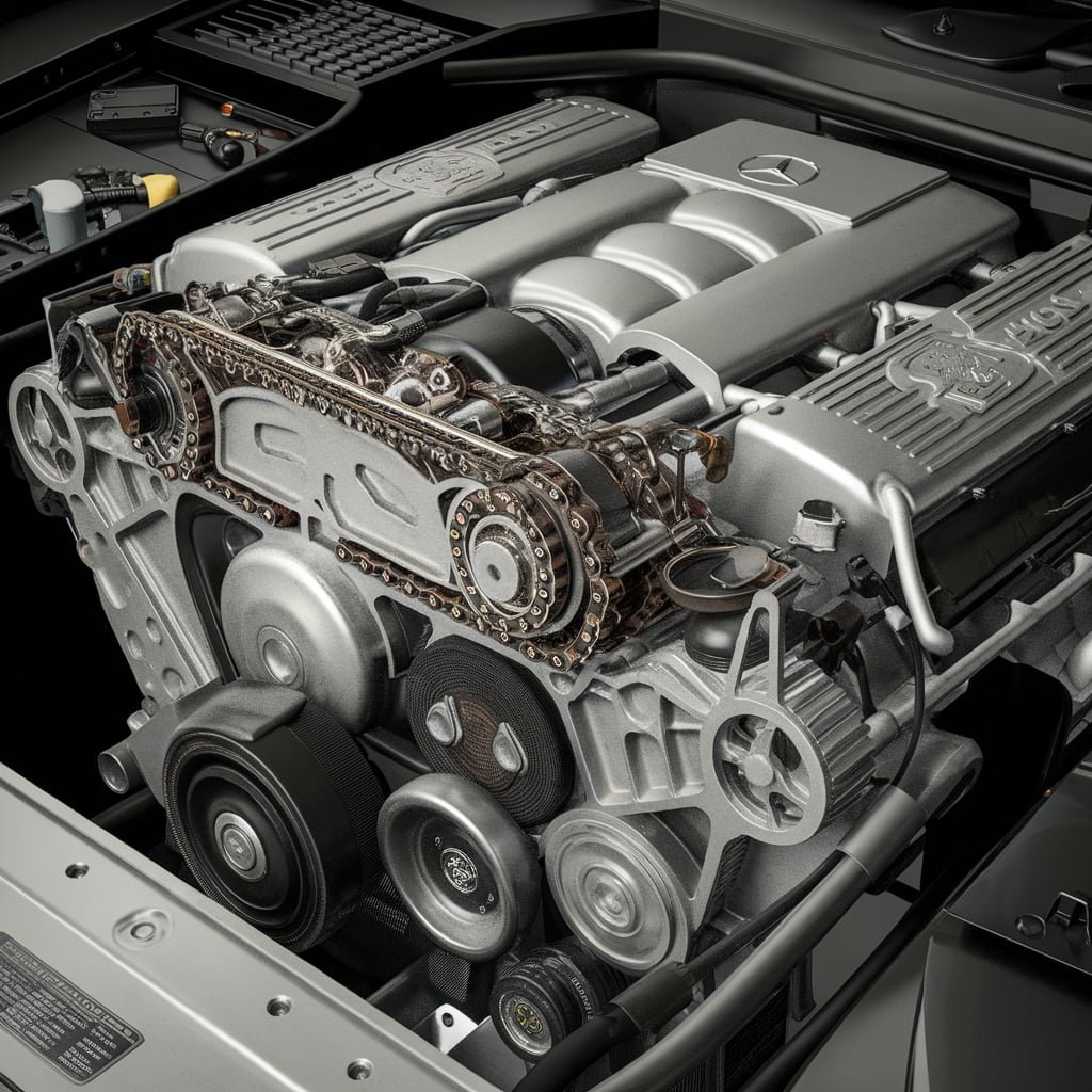 S500 engine timing chain service Dubai