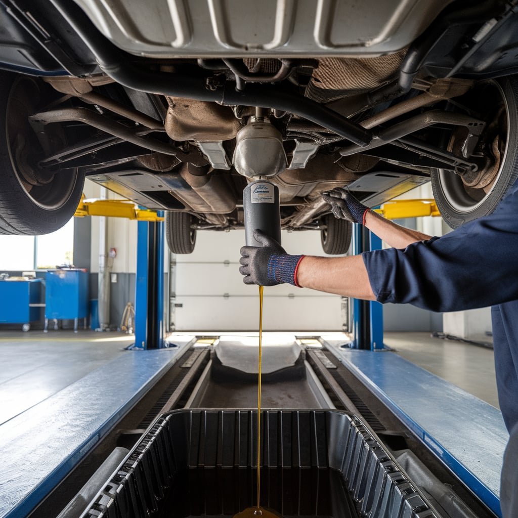 Mercedes Sl500 oil change Dubai.