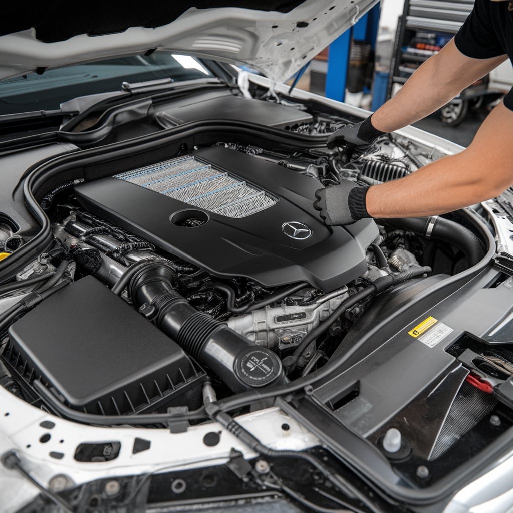 S550 air intake filter change