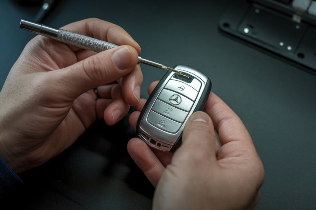 Mercedes S550 Key Battery Replacement in Dubai