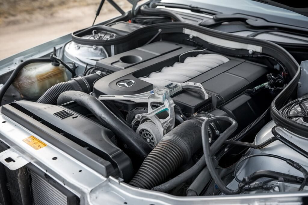 E350 serpentine belt repair Dubai