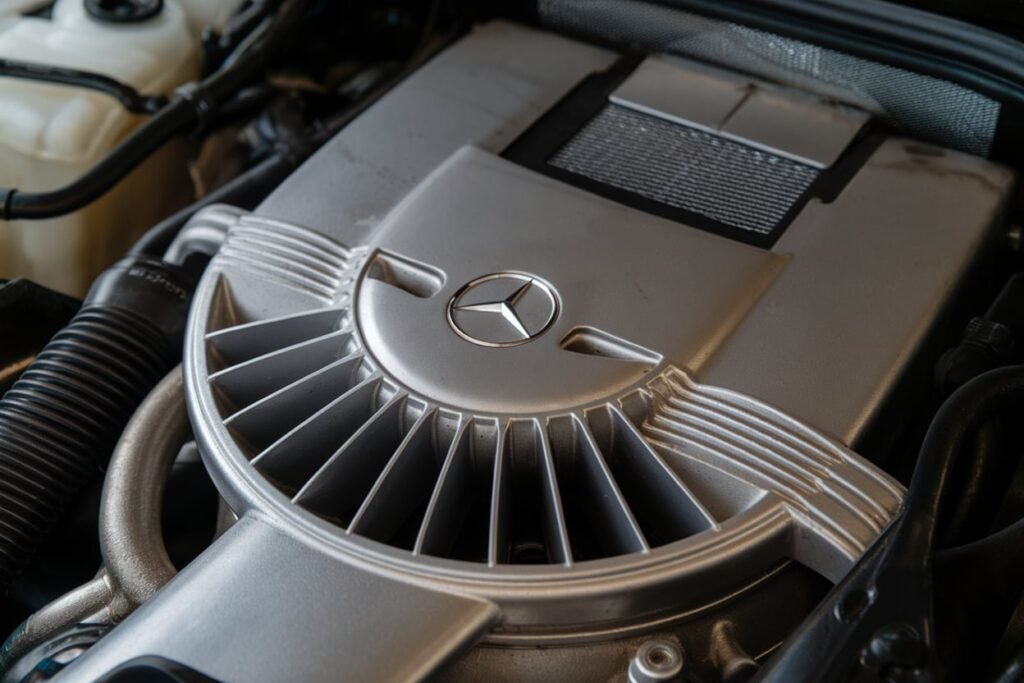E350 water pump installation