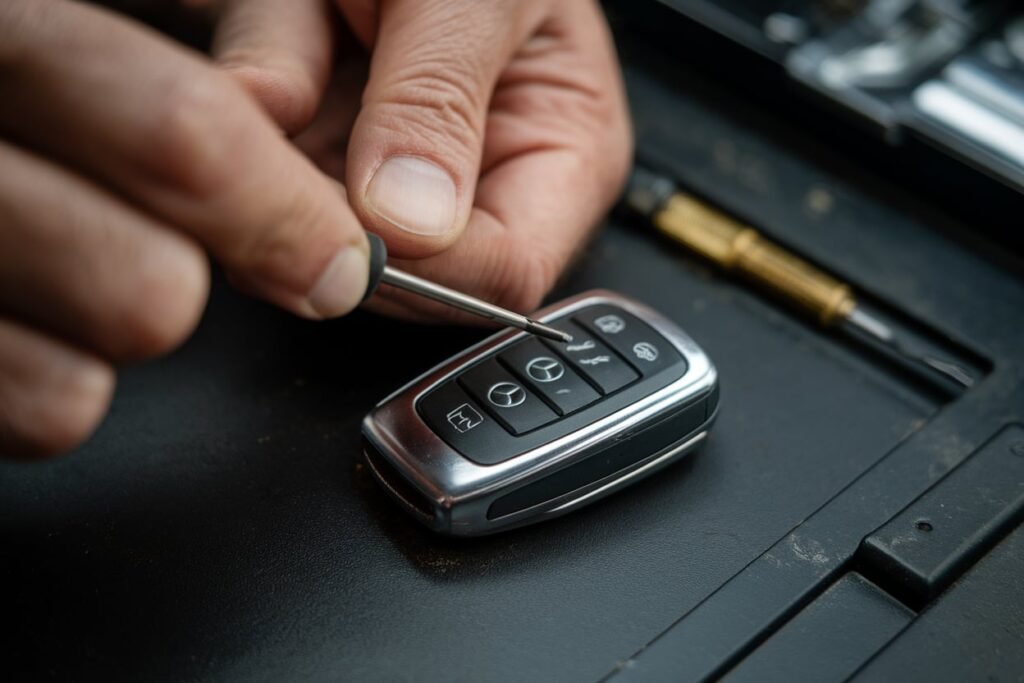 Mercedes S550 Key Battery Replacement in Dubai