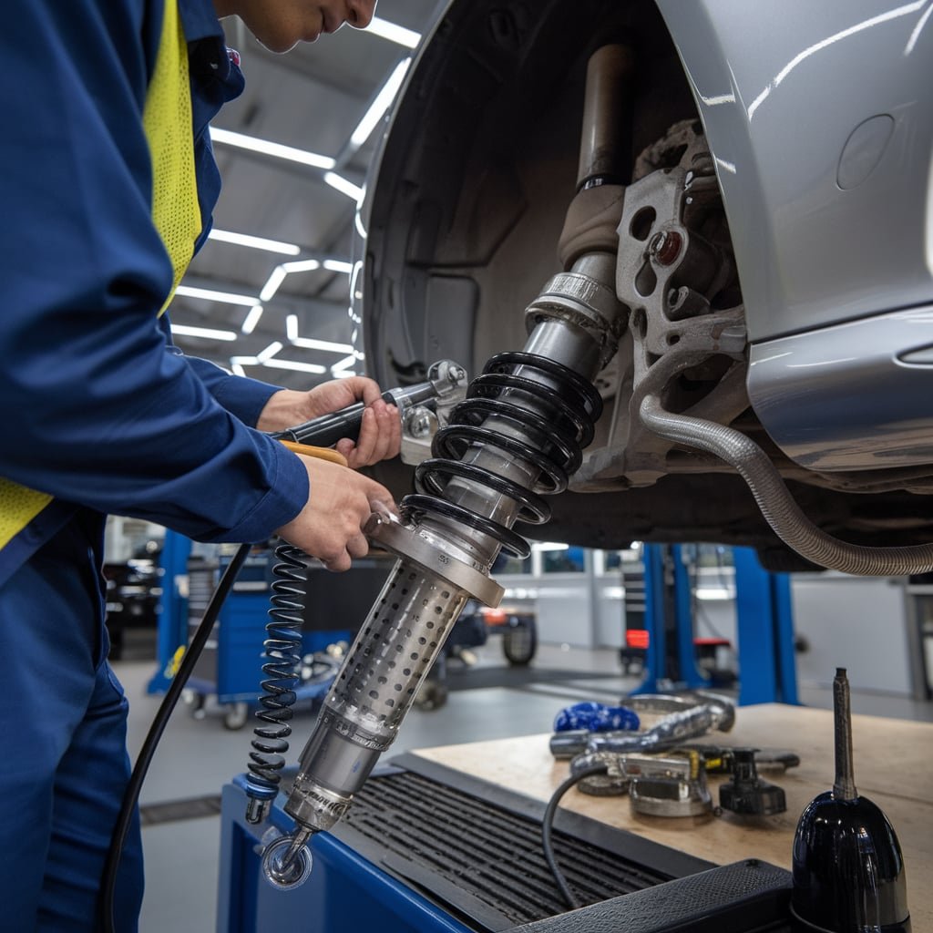 Mercedes S550 air spring and strut