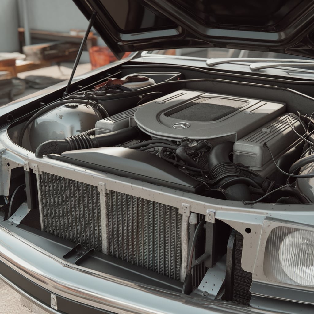 mercedes benz radiator replacement