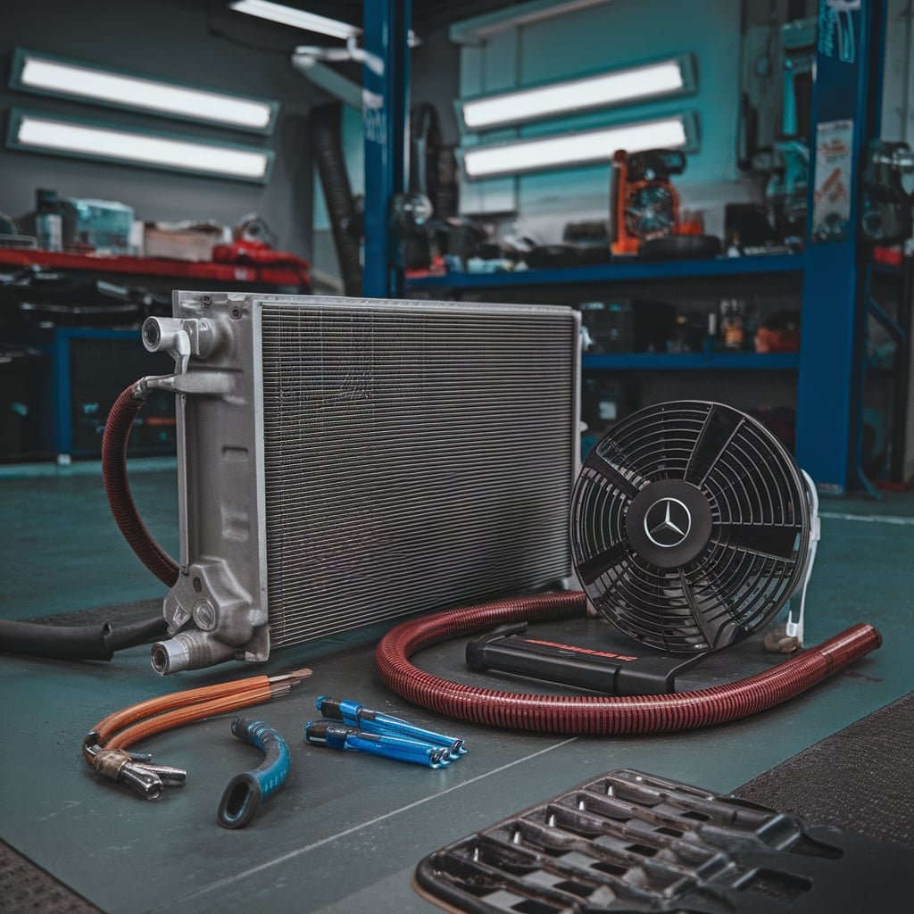 GL450 radiator repair Dubai