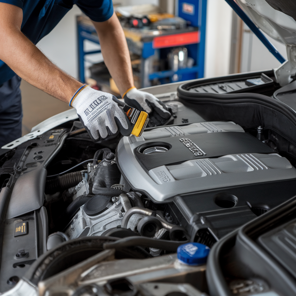 mercedes c300 valve cover gasket replacement