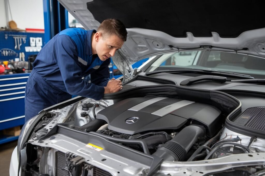 C300 water pump repair Dubai