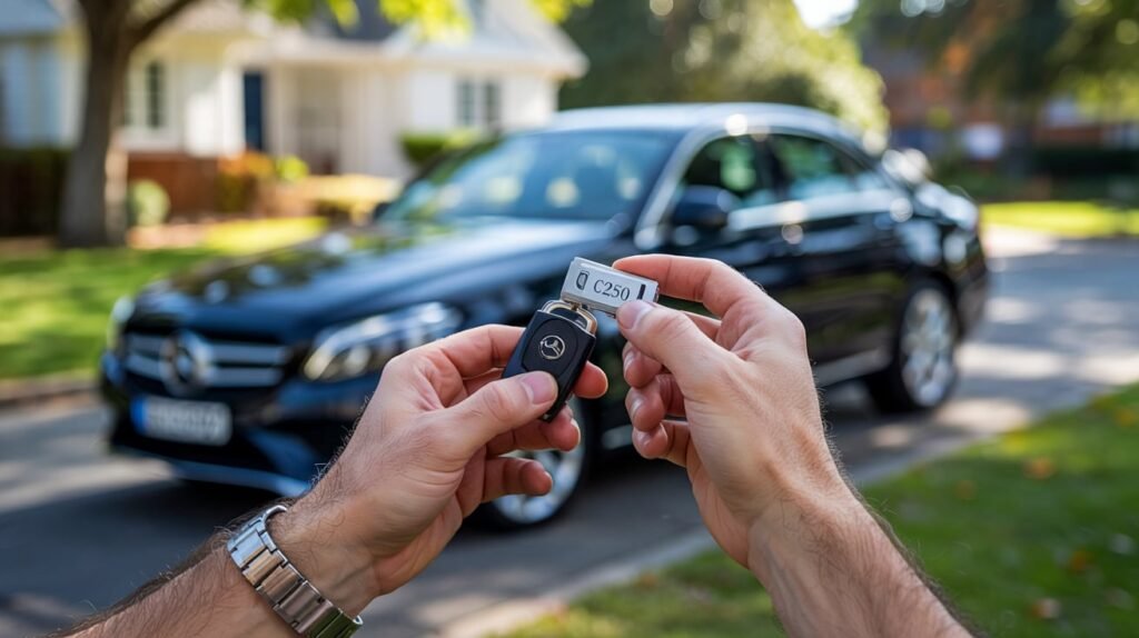 C250 key fob battery change Dubai