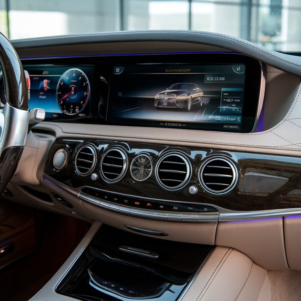 Mercedes S550 navigation unit replacement