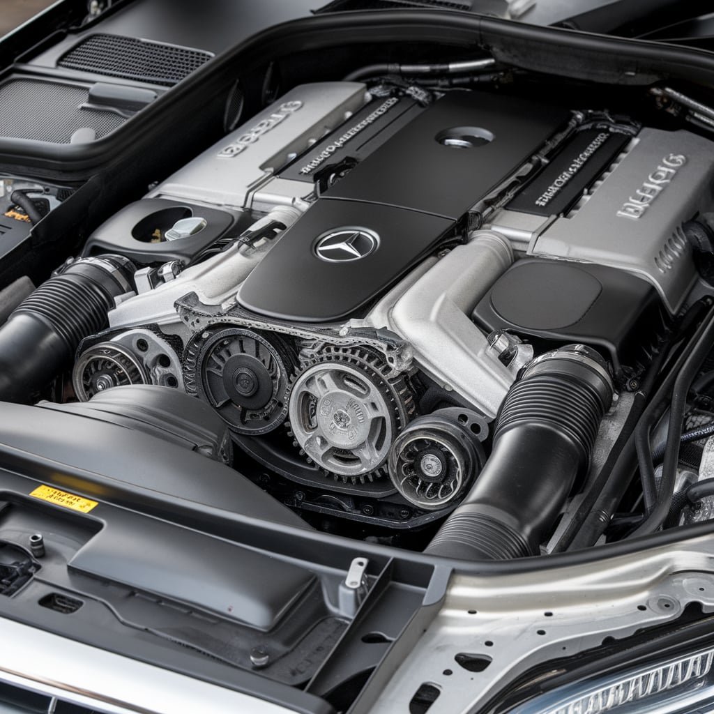 Mercedes S550 timing chain garage