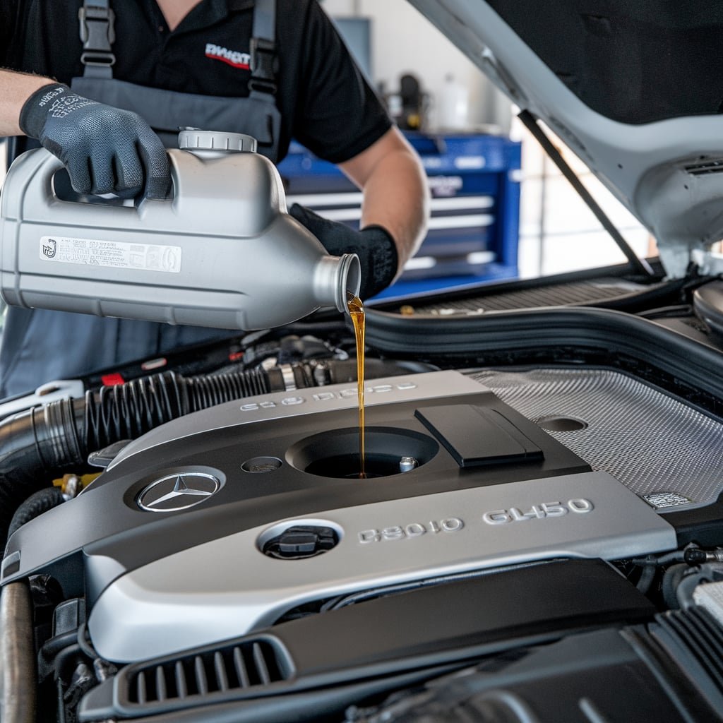 mercedes gl450 oil change