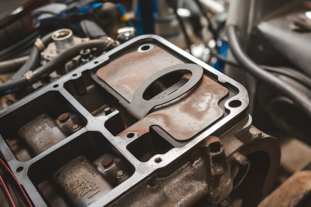 Mercedes E55 AMG valve cover reseal Dubai