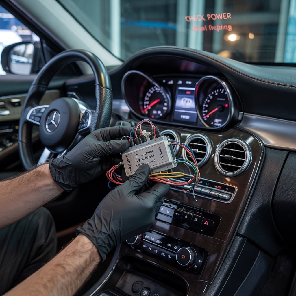 Mercedes C300 ECU repair Dubai