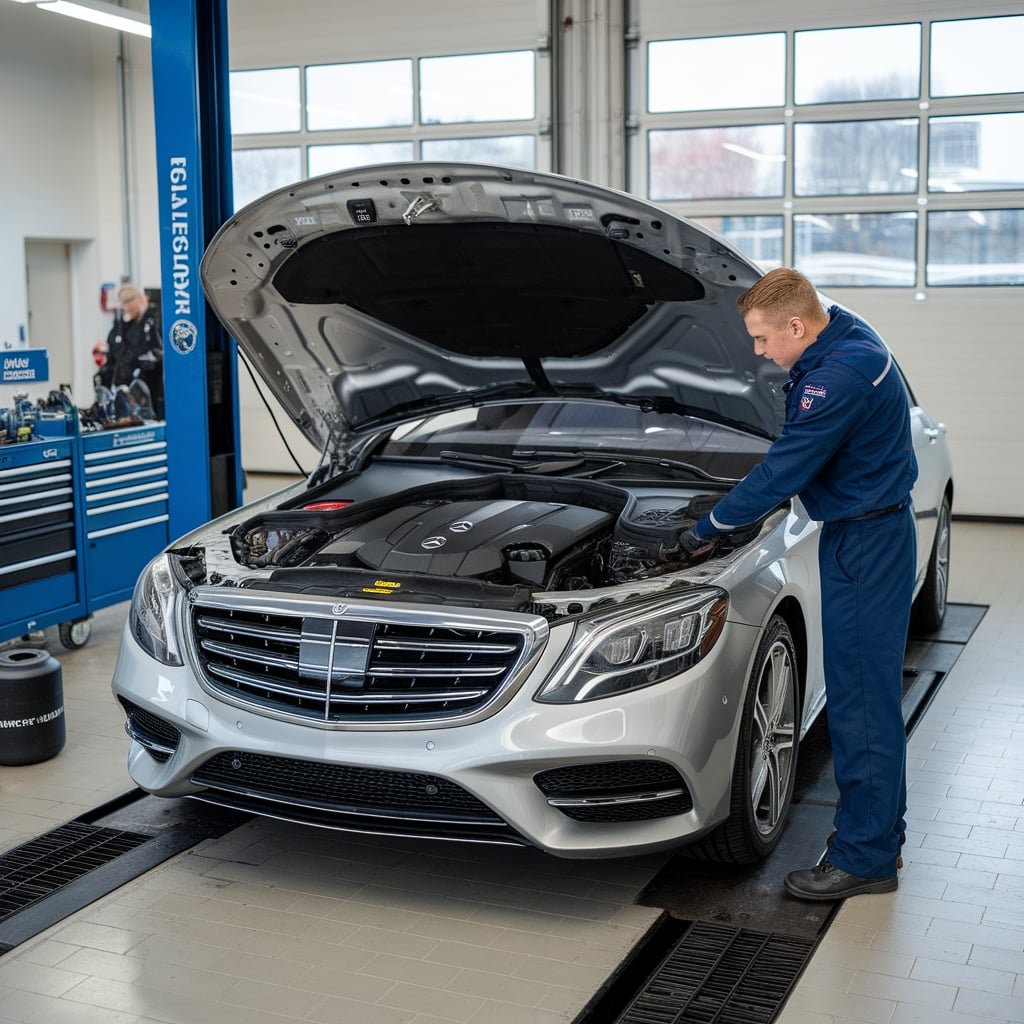 S550 spark plug and coil service CLA45 AMG