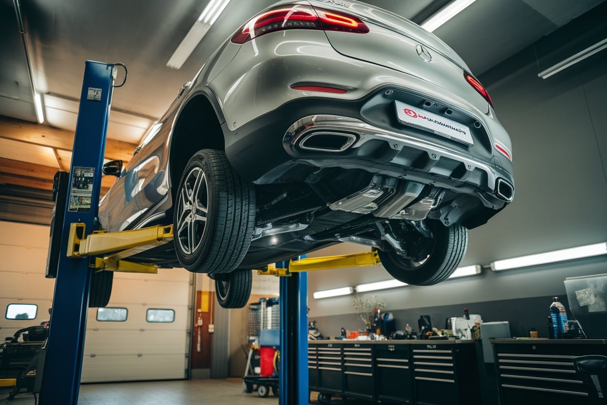 Mercedes diagnostic scan and engine performance testing