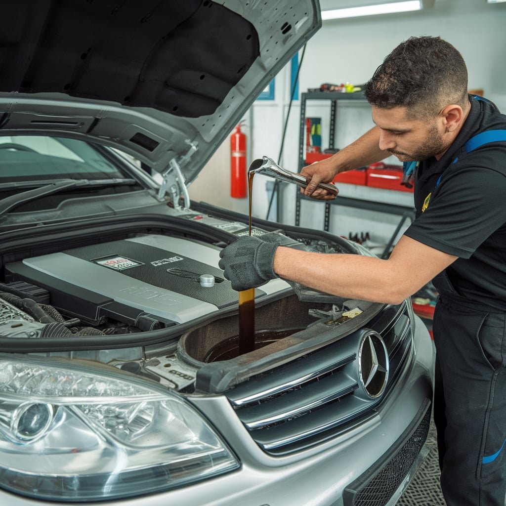 R350 synthetic oil change Dubai