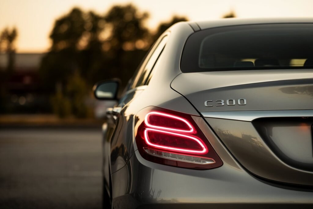 mercedes c300 parking light replacement