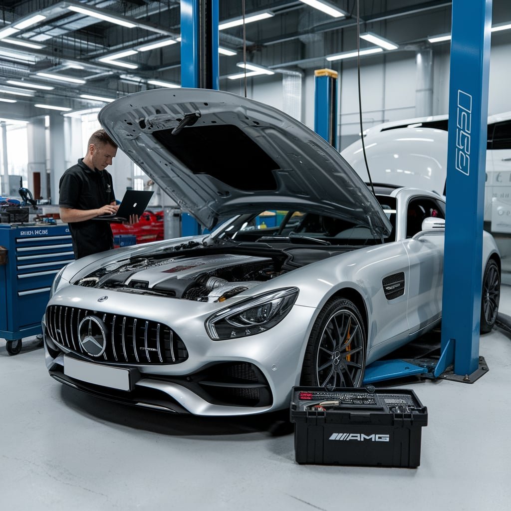 Mercedes GTS diagnostics
