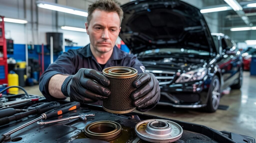 C63 AMG Engine Oil Change