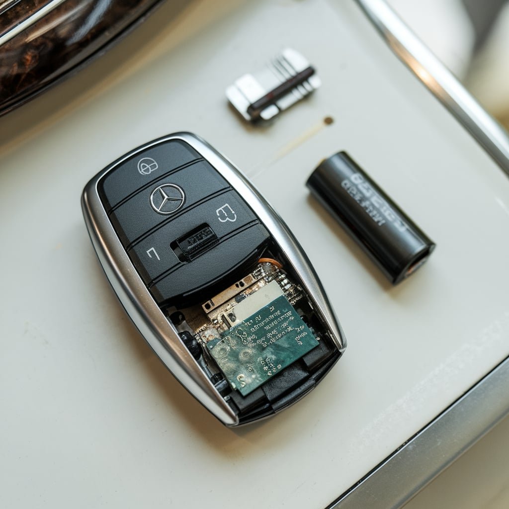 Mercedes S550 Key Battery Replacement in Dubai