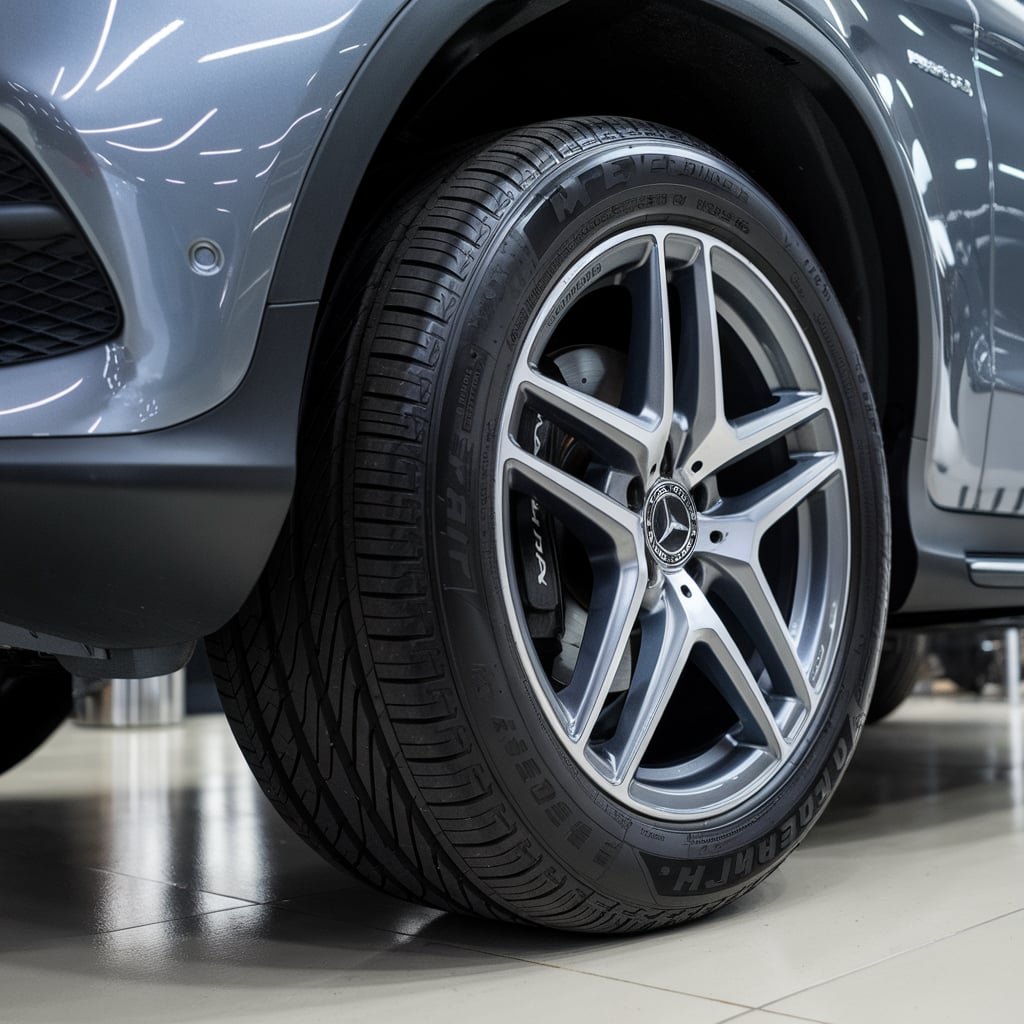 GLC 300 tire installation Dubai
