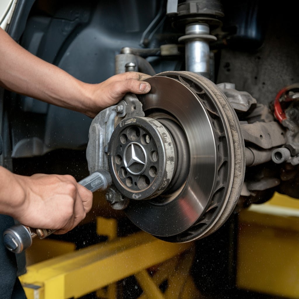 Mercedes E350 CV axle change Dubai