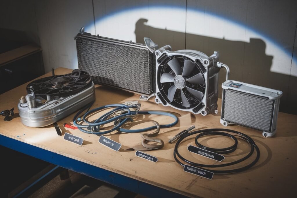 mercedes benz radiator replacement