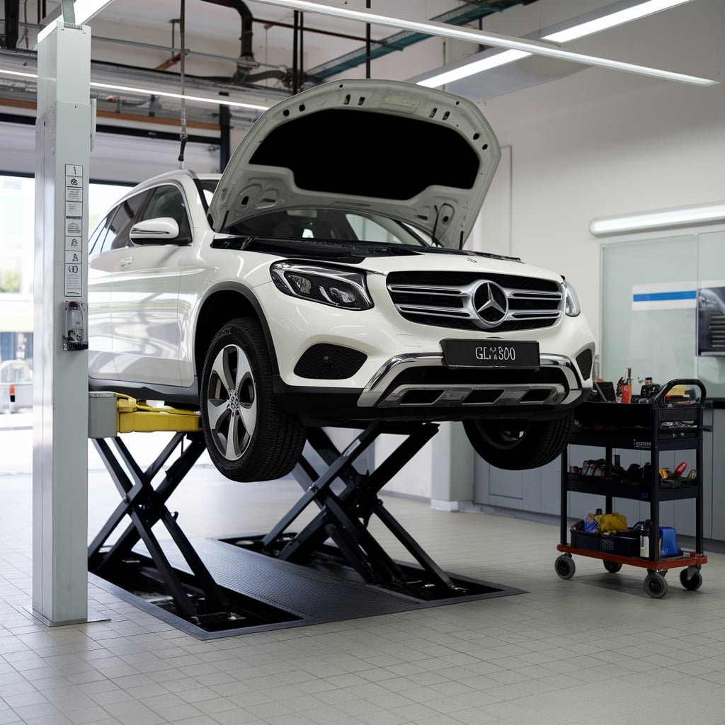 Mercedes GLC300 oil and filter replacement