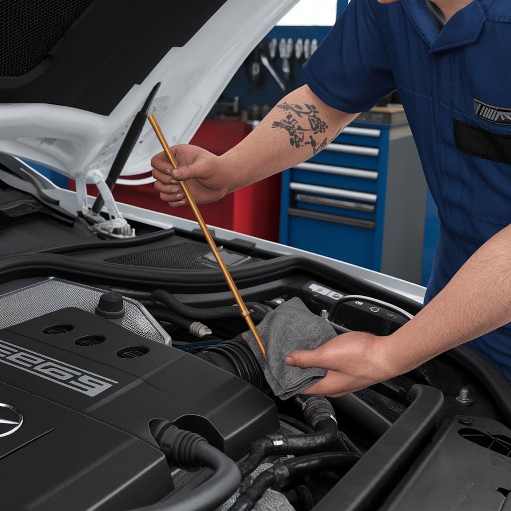 E55 oil change garage Dubai