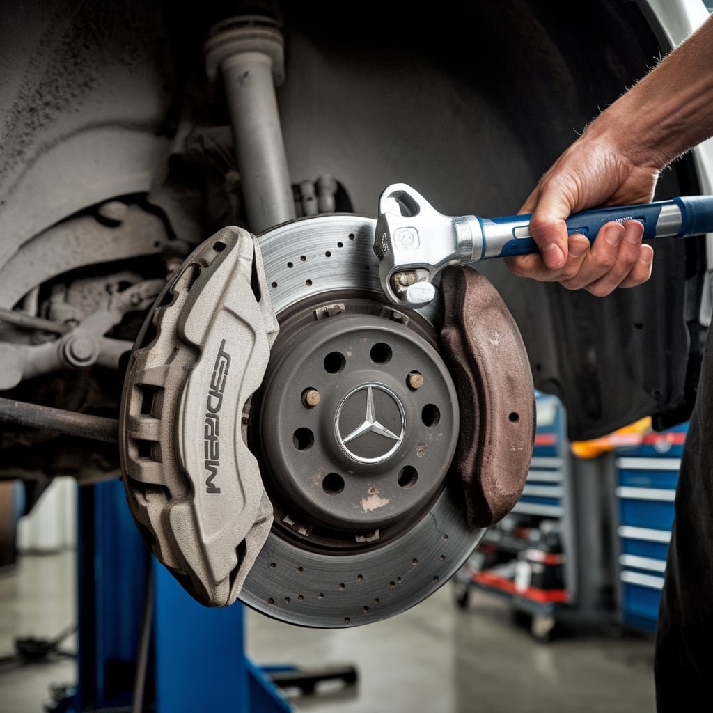 C250 front brake pads replacement Dubai