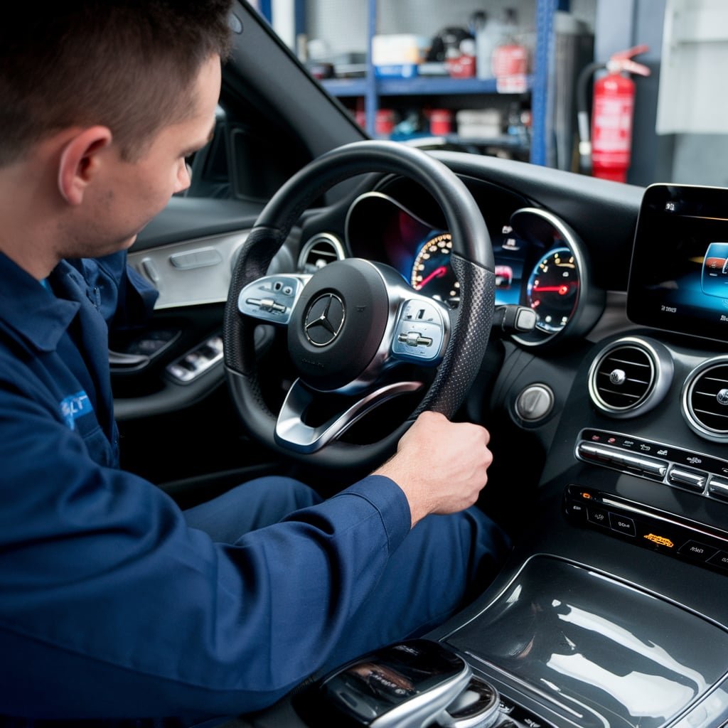 mercedes c300 ignition switch replacement