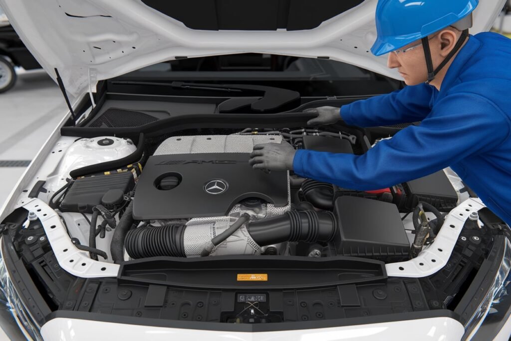 Mercedes CLA45 workshop near me Dubai