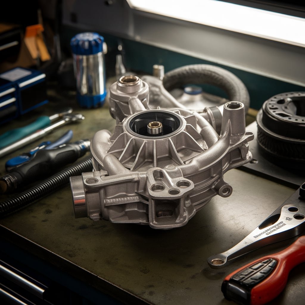 mercedes water pump replacement
