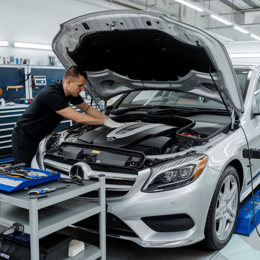 Mercedes R350 diagnostics Dubai