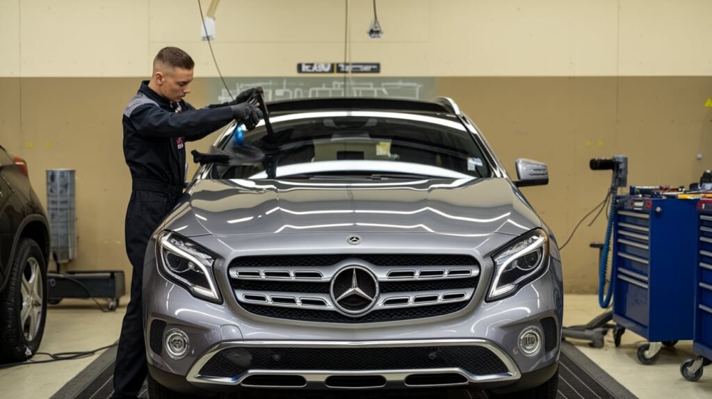 mercedes gla 250 windshield replacement