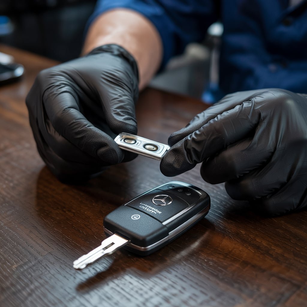 C250 key battery replacement shop Dubai