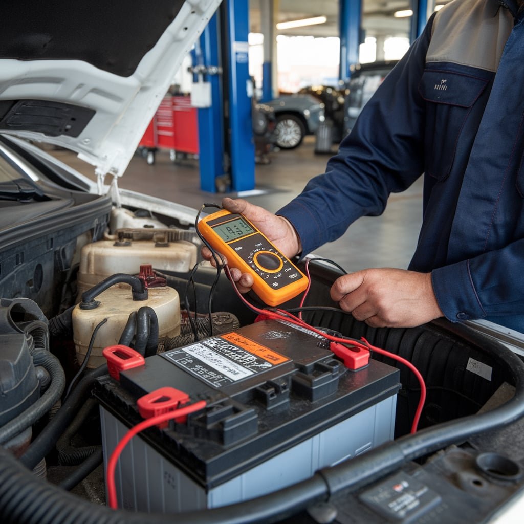 GLK 250 battery diagnostics